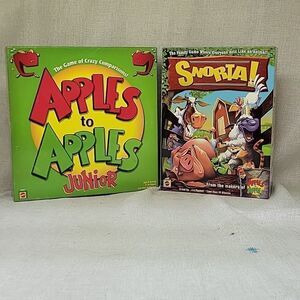 Apples to Apples Junior Game and Snortal game